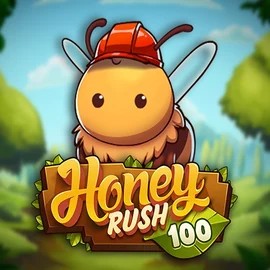 Honey Rush 100 slot logo by Play'n GO at GramsBet Casino