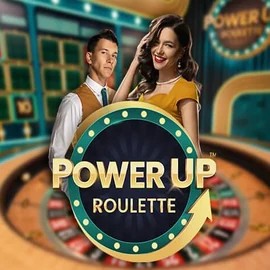 PowerUP Roulette online game logo by Pragmatic Play on casino-gramsbet.com