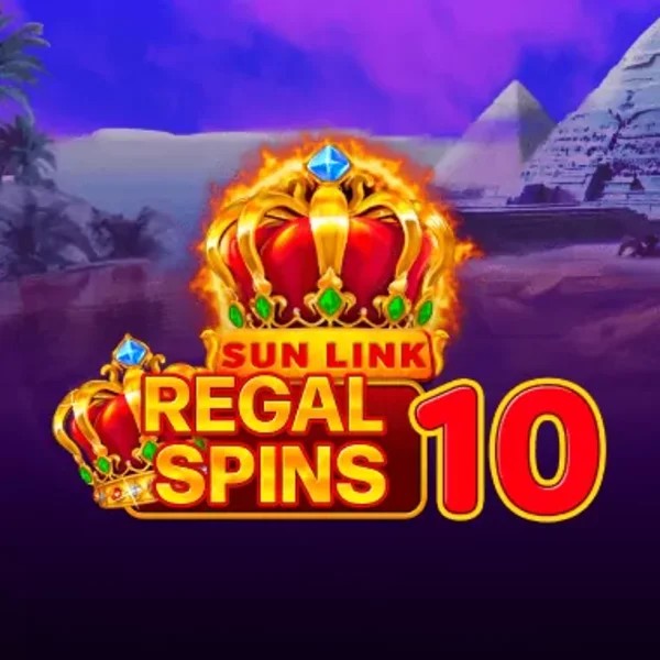 Regal Spins 10 game by PatePlay – logo hosted on GramsBet Casino