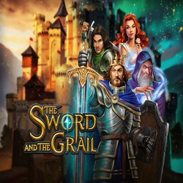 Official Slots logo: The Sword and the Grail by Play'n GO at GramsBet Casino