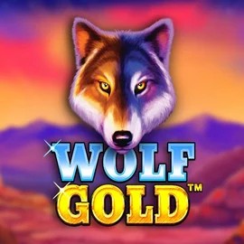 Wolf Gold slot logo by Pragmatic Play at GramsBet Casino